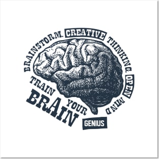 Train Your Brain Posters and Art